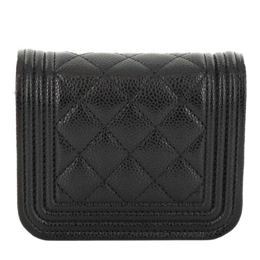 Chanel Bag Shoulder Mini Pouch Black Chain Boy - Picture 4 of 12